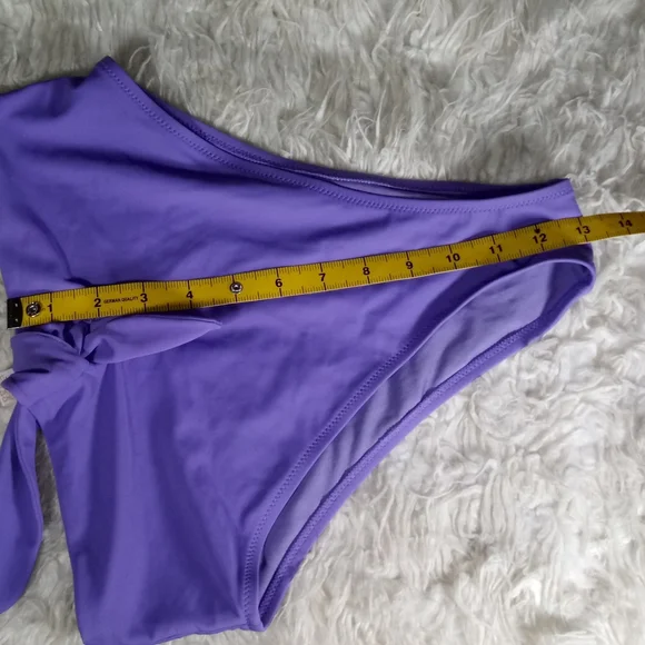 Hop Lun High Waisted Tie Bikini Bottom Size S - Picture 5 of 7